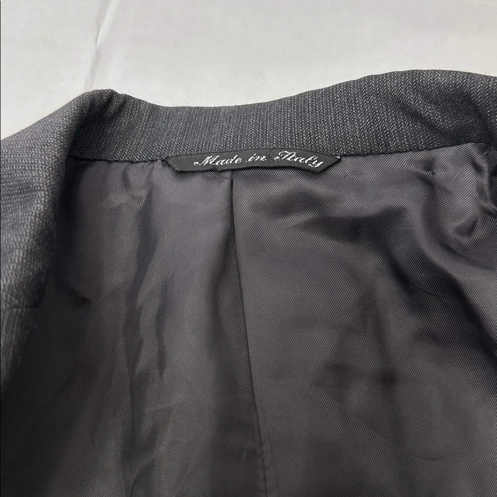 Canali Pure Wool Gray Suit Blazer Jacket Mens Size 56R US 46R‎ Work Business